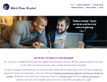 Tablet Screenshot of nextdoordigital.com
